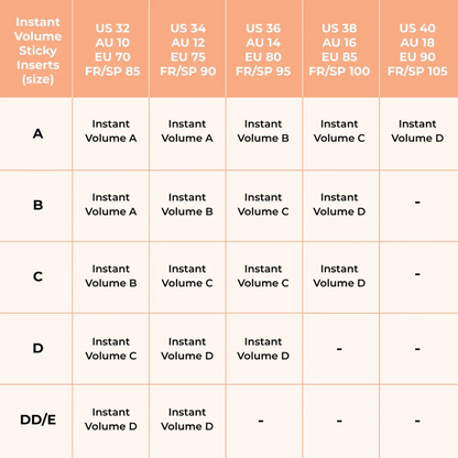 Instant Volume Inserts